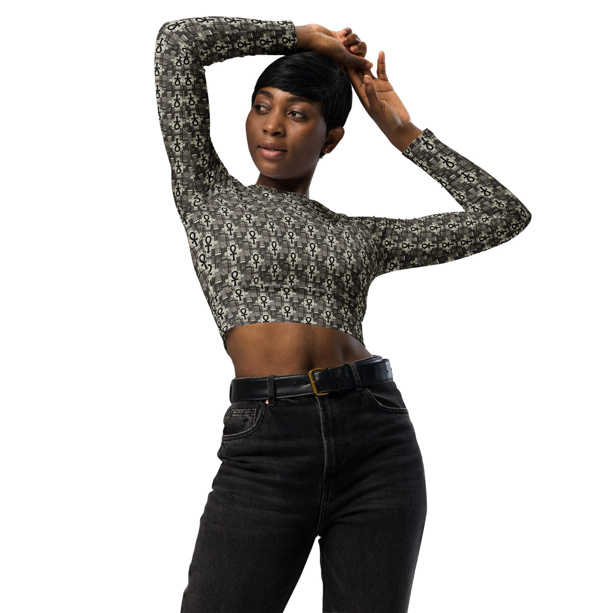 【AAKE】PRINT CROP T Adidas Originals X Farm Xilofloresta Jungle Print Crop Top