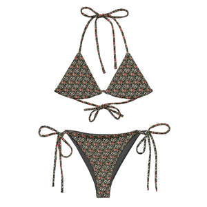 CYC Patchwork print 1 recycled string bikini