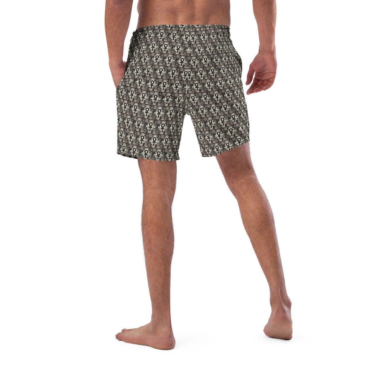 NKNIT easy trunks♡ Neon Dinosaur Stretch Swim Trunks: Boy's Summer Outfits