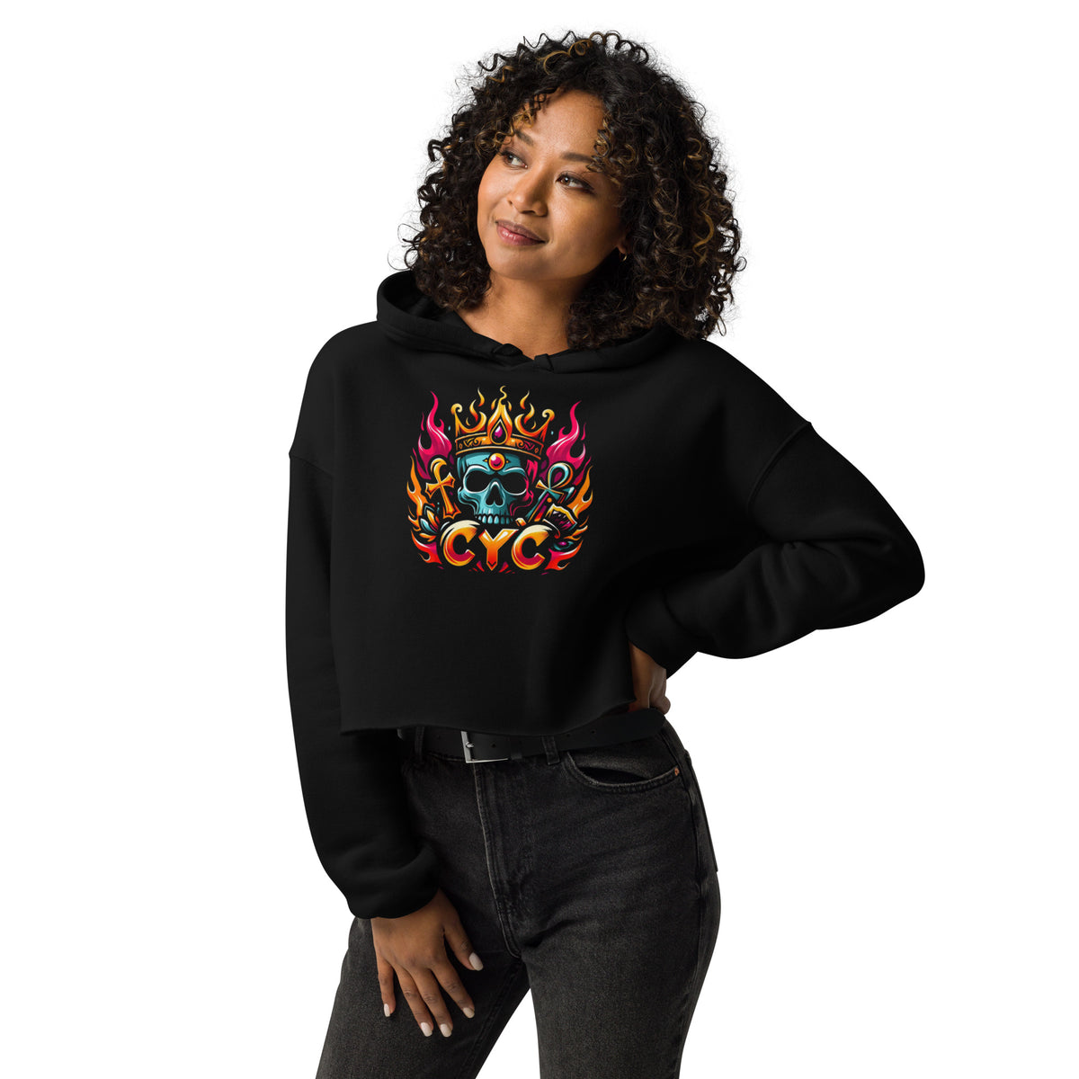 トップス 90 Logo Original Cropped Hoodie 90 Logo Original Cropped Hoodie 【9090 girl】 – YZ