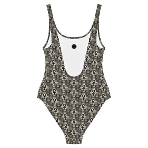 CYC Ankh Patchwork One-Piece Swimsuit