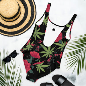 CYC Mary Jane flowers One-Piece Swimsuit