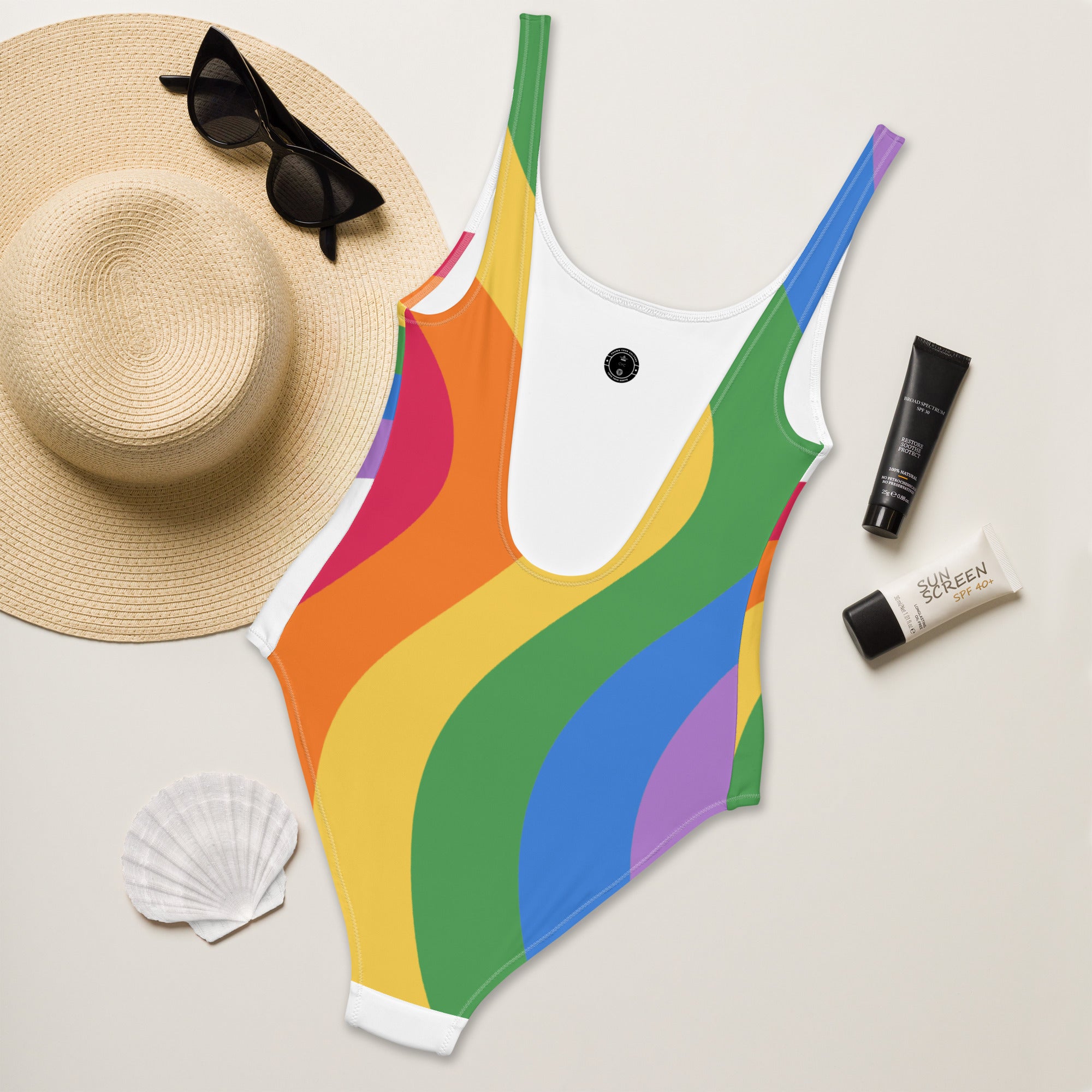 CYC Rainbow One-Piece Swimsuit