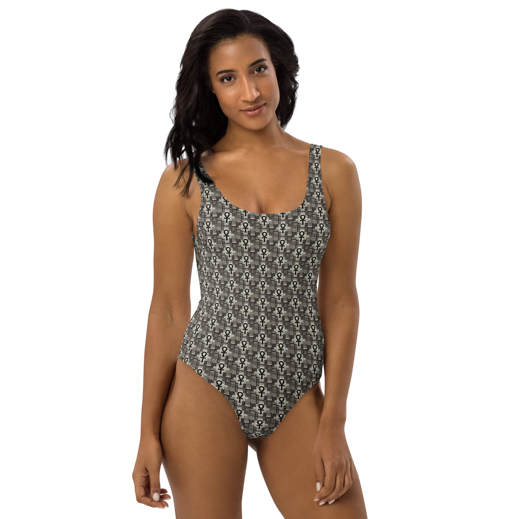 CYC Ankh Patchwork One-Piece Swimsuit