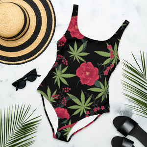 CYC Mary Jane flowers One-Piece Swimsuit