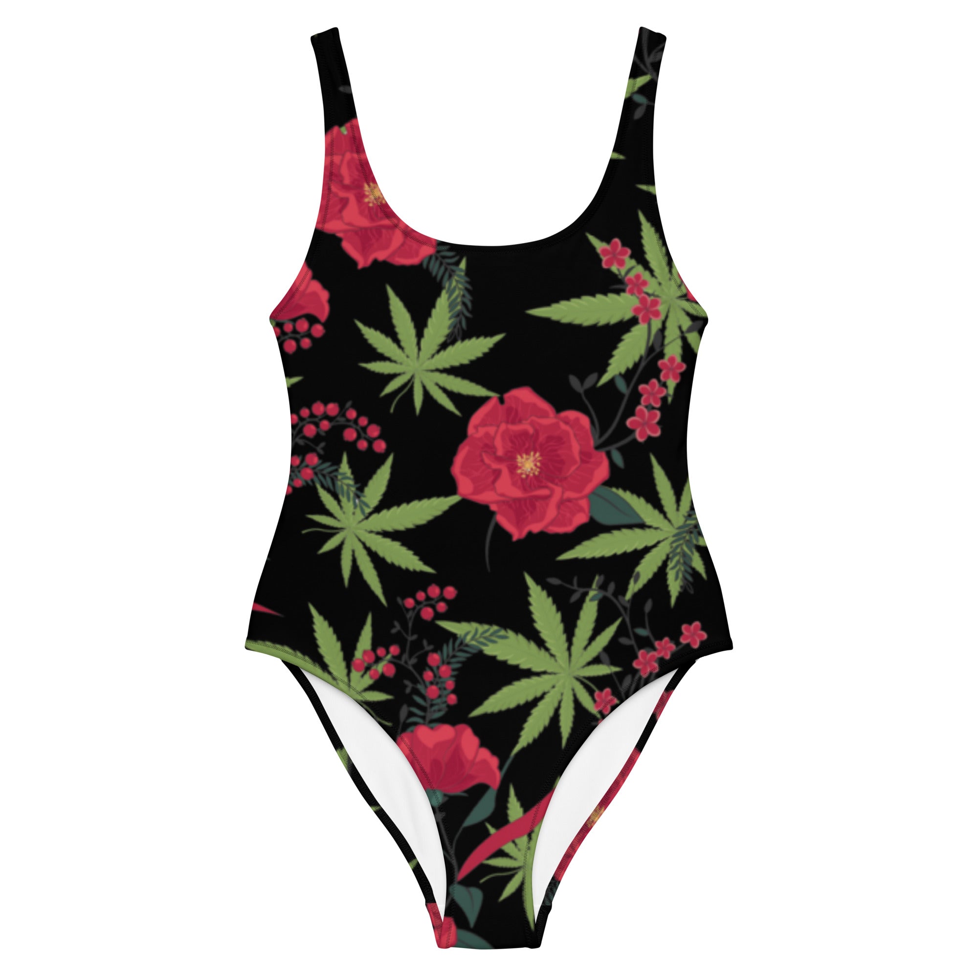 CYC Mary Jane flowers One-Piece Swimsuit