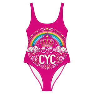 CYC pink Pride Design One-Piece Swimsuit