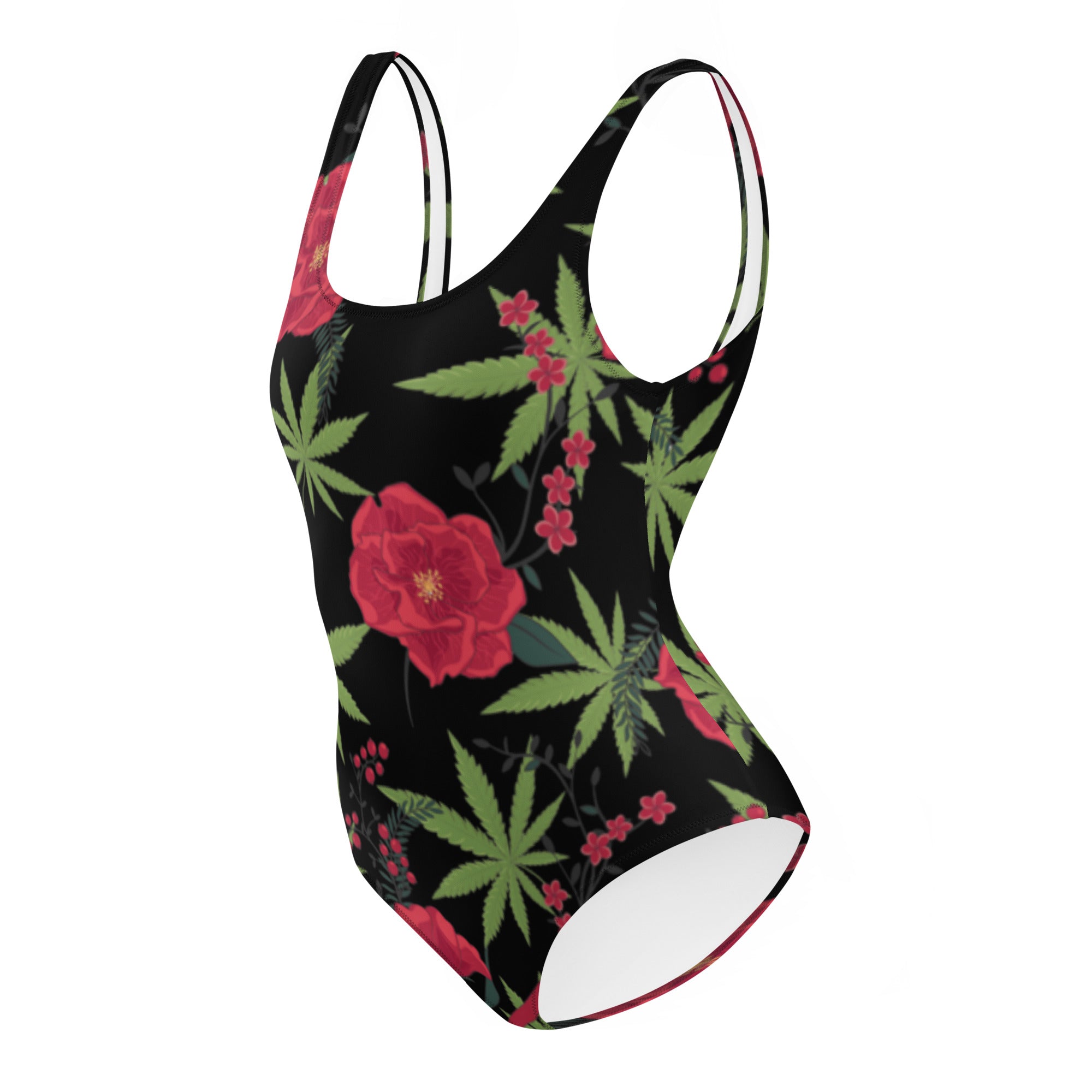 CYC Mary Jane flowers One-Piece Swimsuit