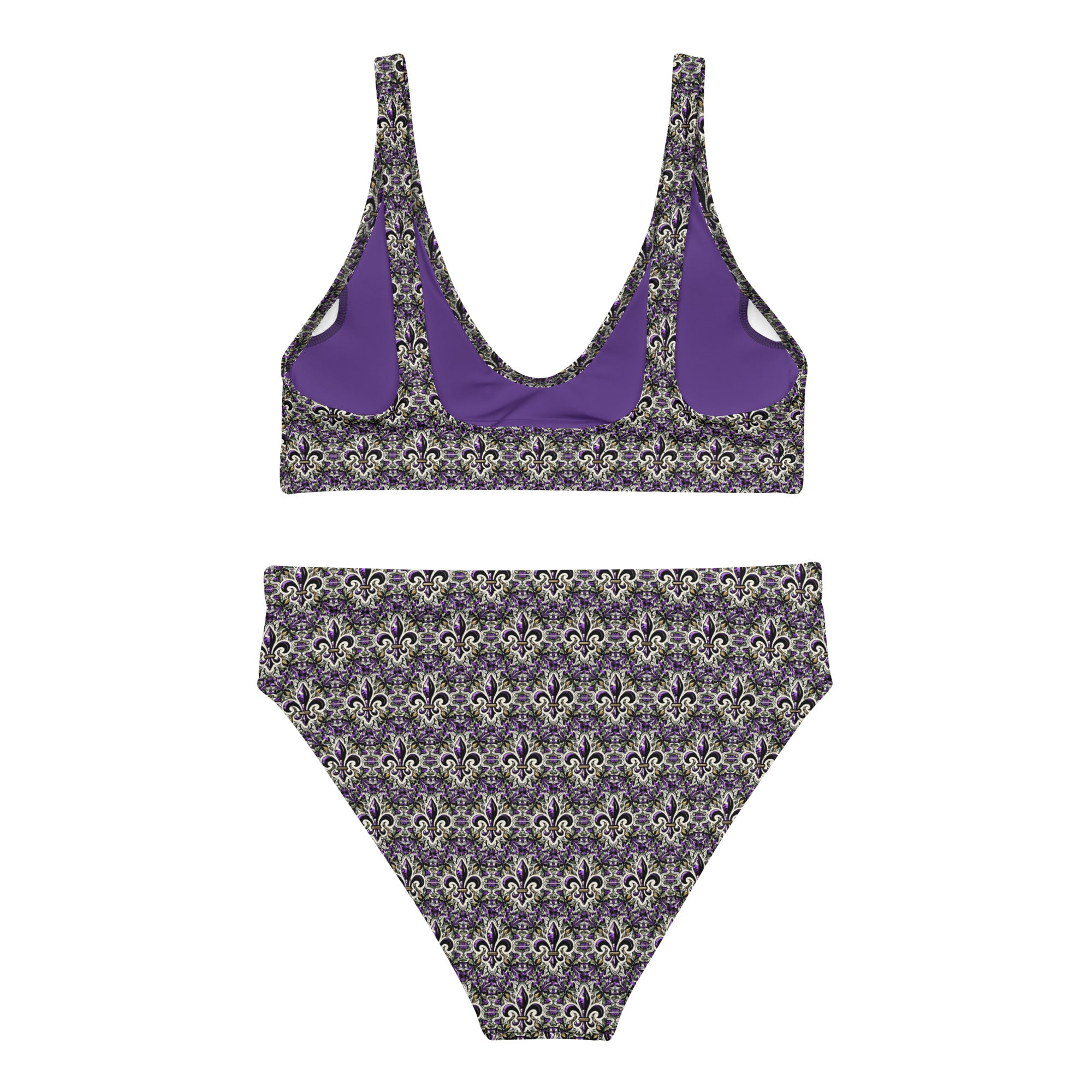 CYC Fluer-de-lis high-waisted bikini