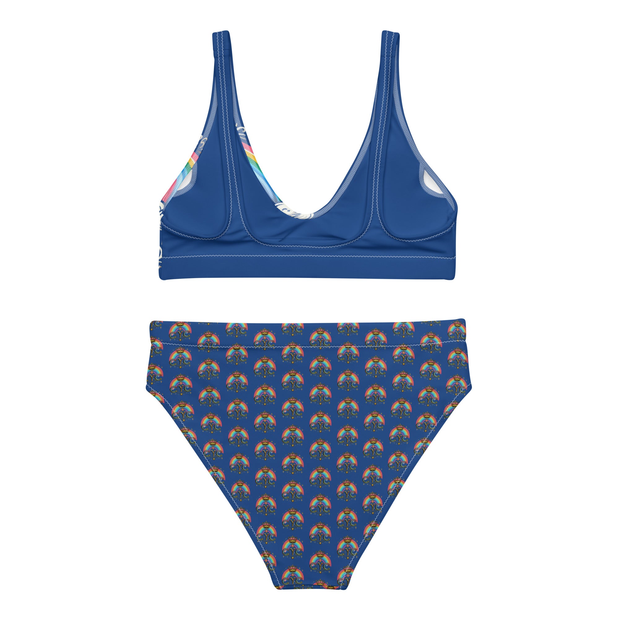 CYC Blue Pride high-waisted bikini