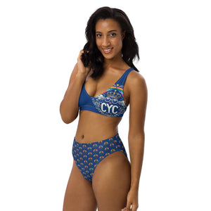 CYC Blue Pride high-waisted bikini