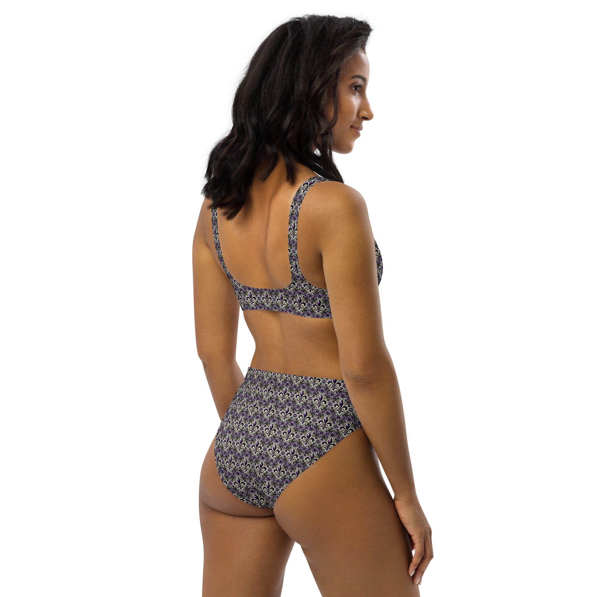 CYC Fluer-de-lis high-waisted bikini