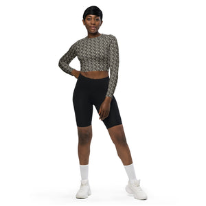 Ankh CYC Recycled long-sleeve crop top