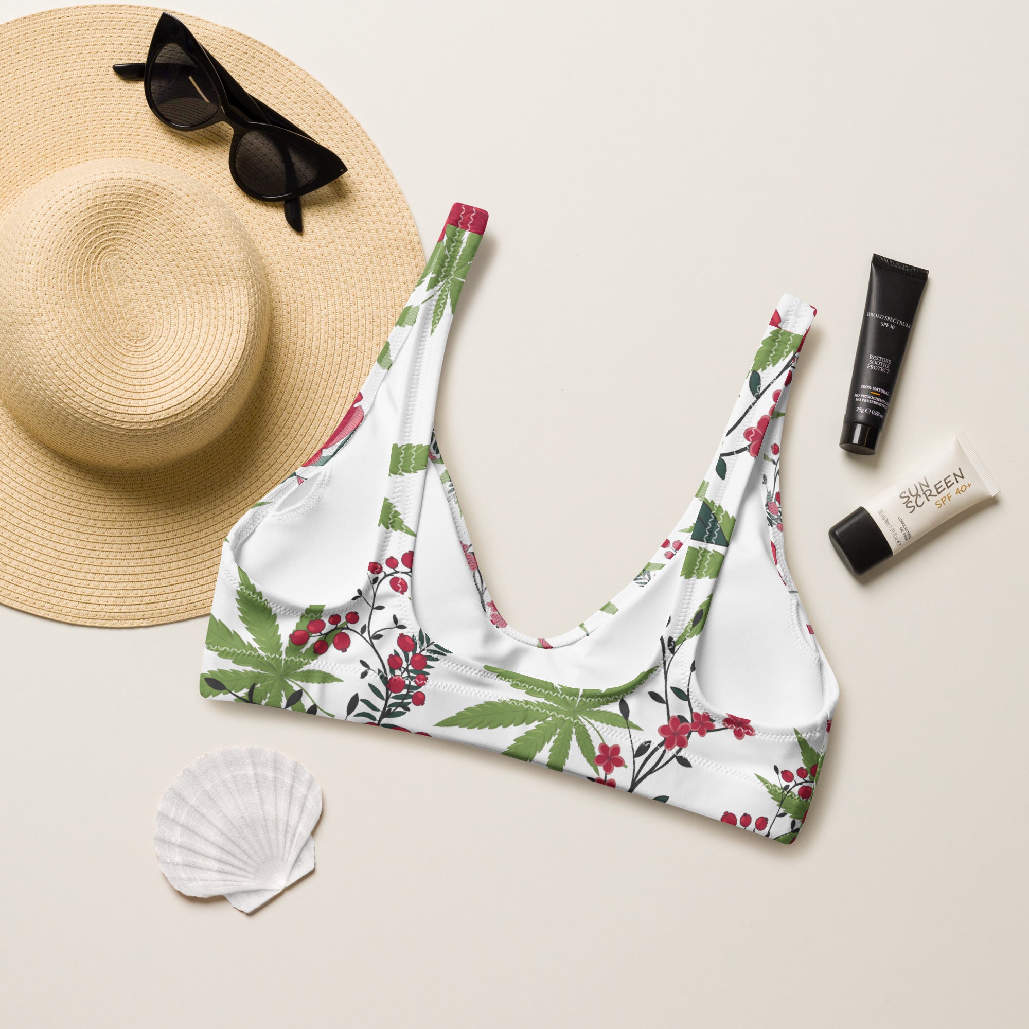 CYC MJ floral bikini top