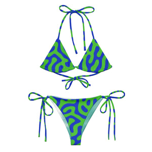 CYC All-over print recycled string bikini