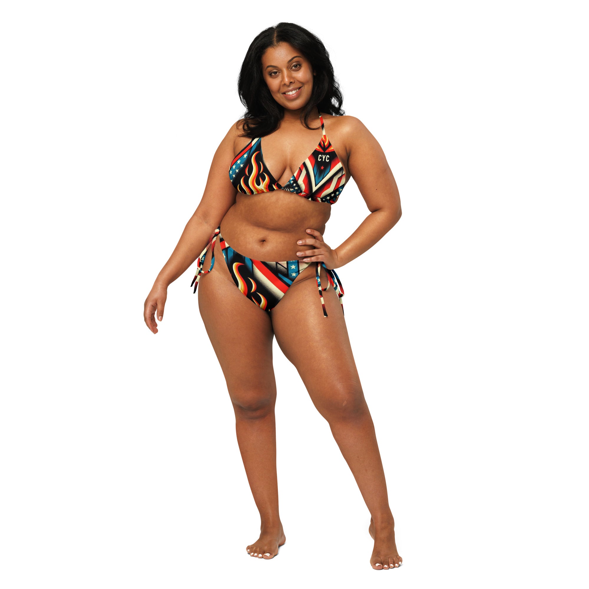 CYC American Fire string bikini