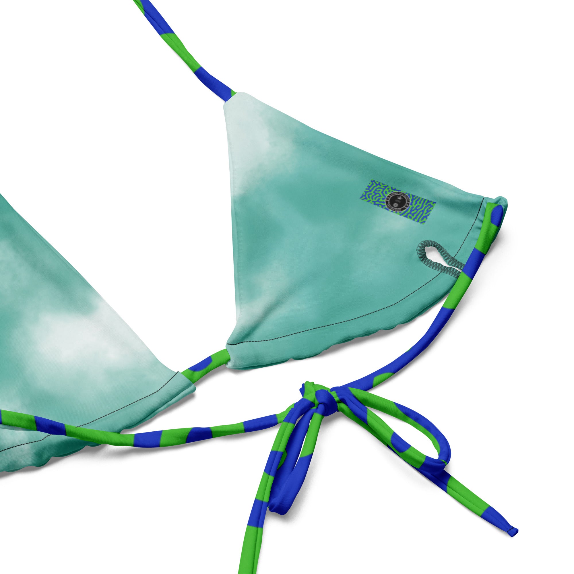 CYC All-over print recycled string bikini