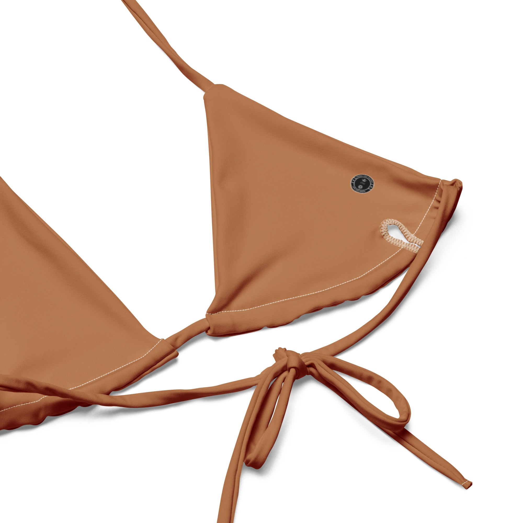 CYC Nude Cherry Tongue recycled string bikini