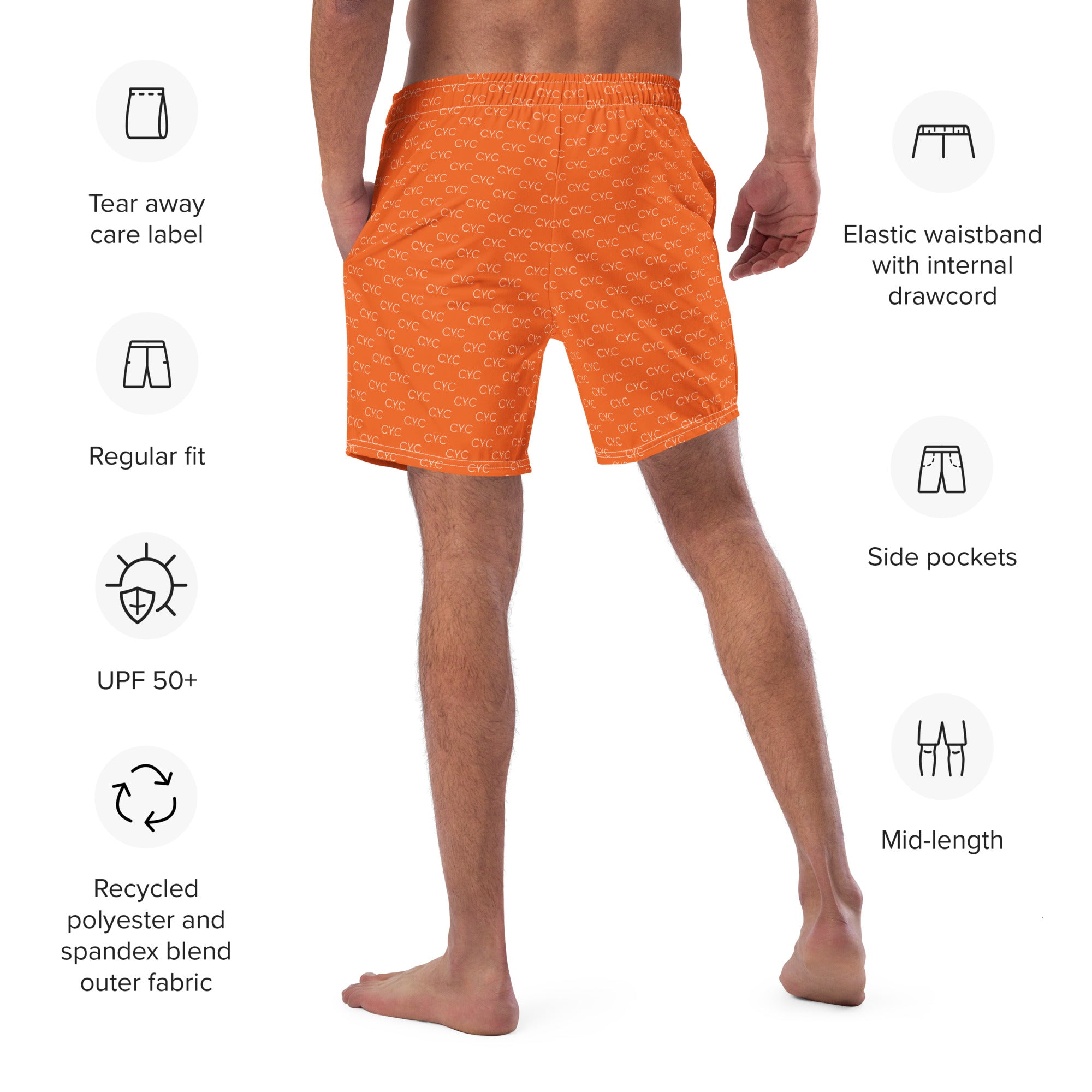 CYC Orange Men's Swim trunks