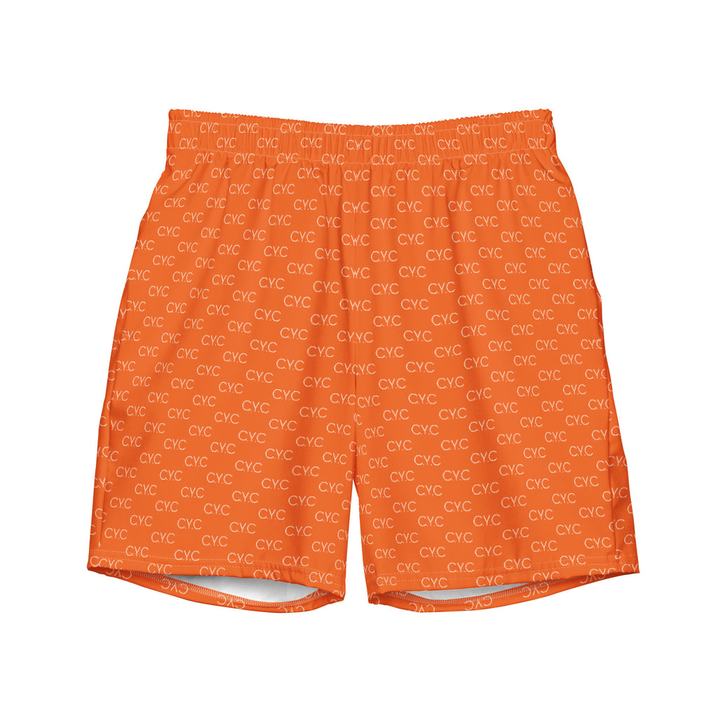 CYC logo Orange Men's swim trunks