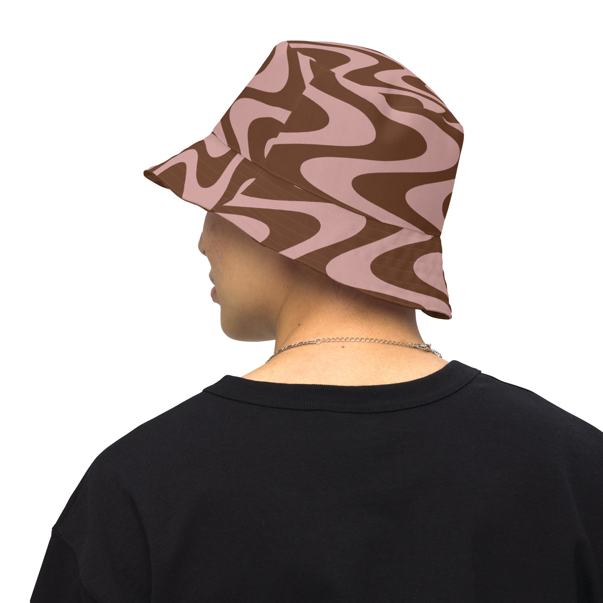 Pink / Brown CYCReversible bucket hat