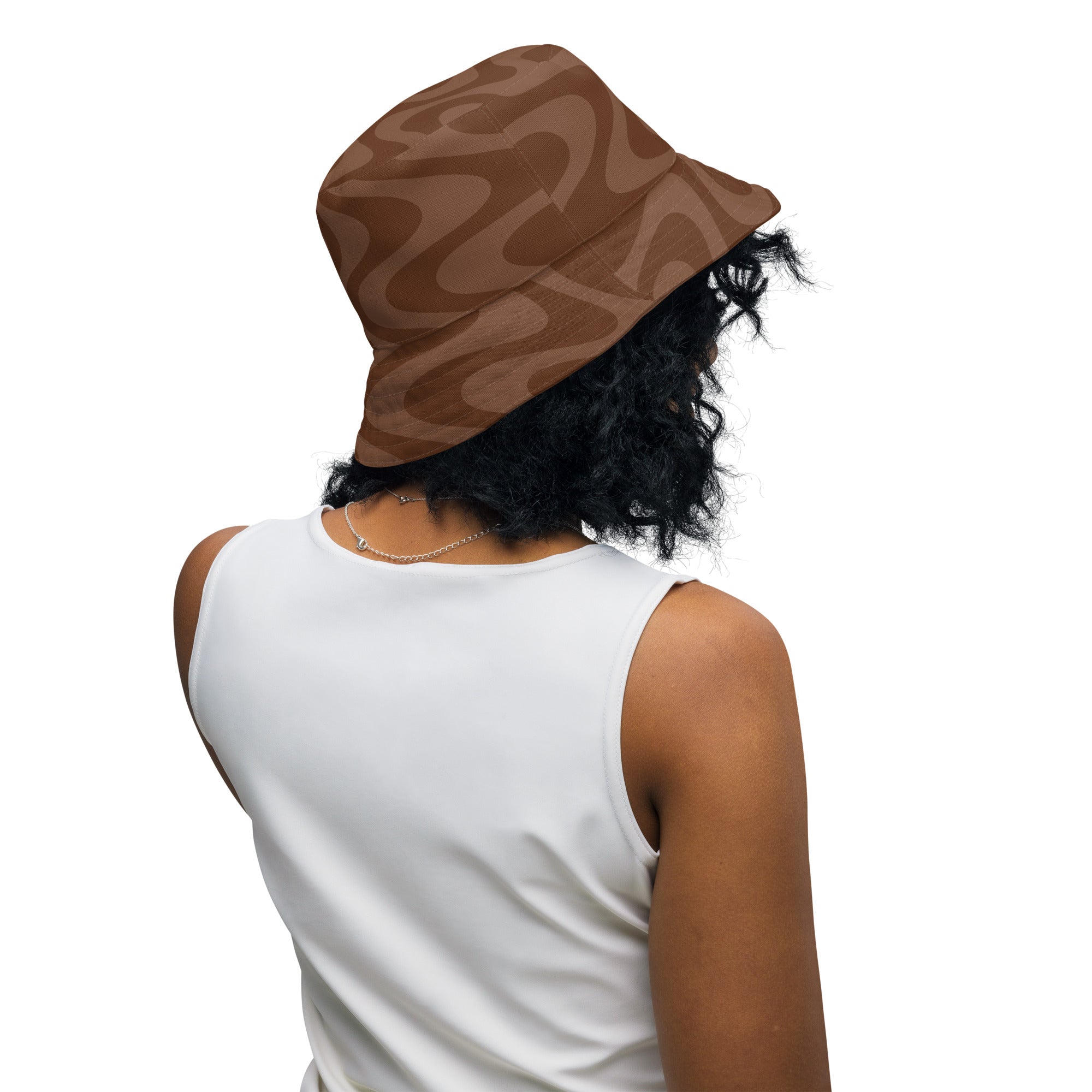 Pink / Brown CYCReversible bucket hat