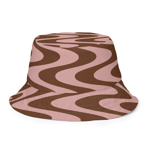 Pink / Brown CYCReversible bucket hat