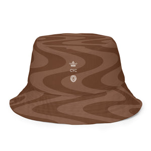 Pink / Brown CYCReversible bucket hat