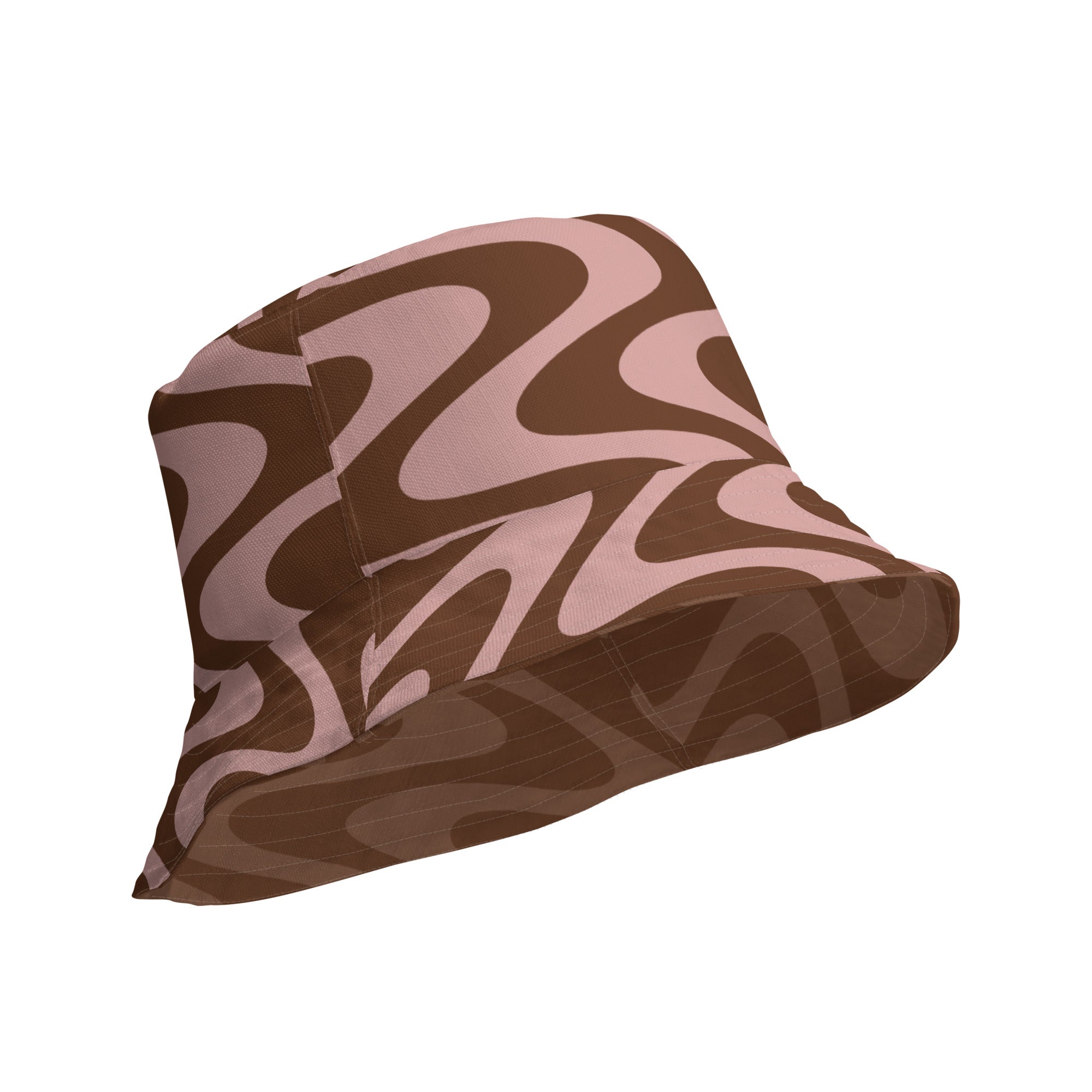 Pink / Brown CYCReversible bucket hat