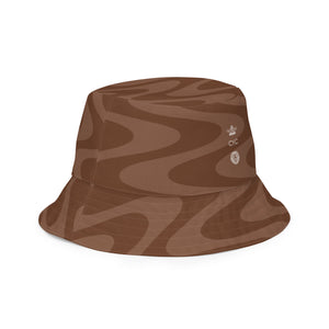 Pink / Brown CYCReversible bucket hat