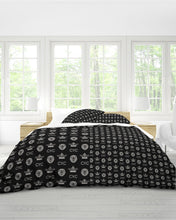 Load image into Gallery viewer, C.Y.C Black white logo Queen Duvet Cover Set