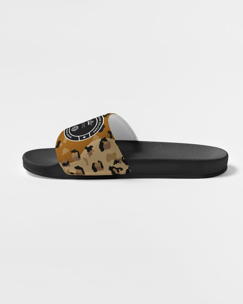Brown cheetah Women's Slide Sandal