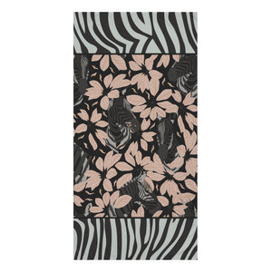 Zebra Floral Premium Towel