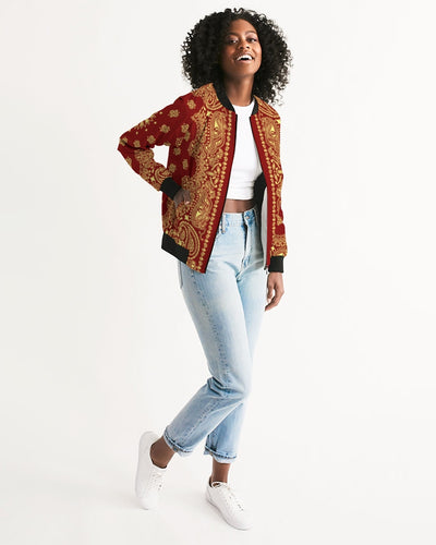 CROWN YOUR CULTURE  Women's Bomber Jacket