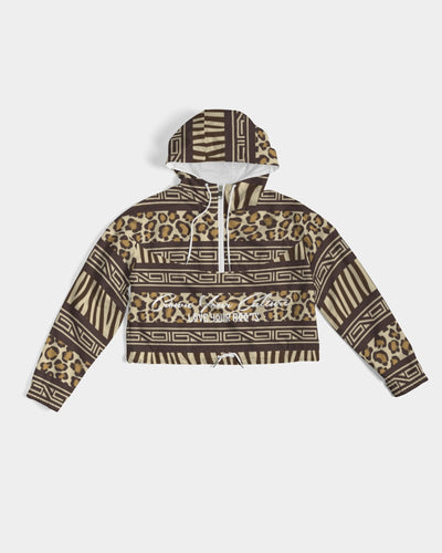 Crown Your Culture Women's Cropped Windbreaker