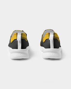 Yellow Plaid Men's Two-Tone Sneaker