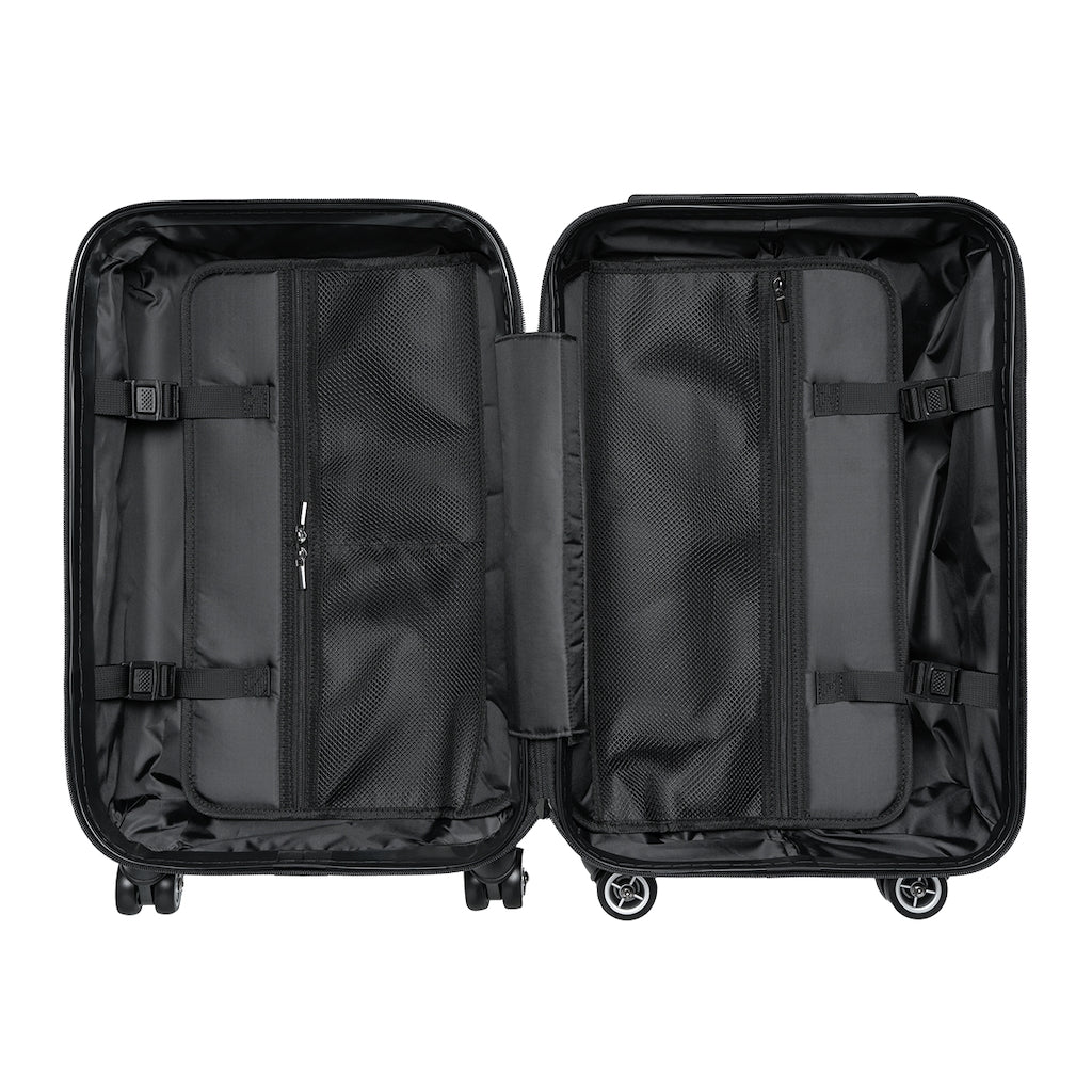Tan C.Y.C logo Cabin Suitcase