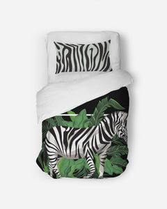 Zebra Twin Duvet Cover Set