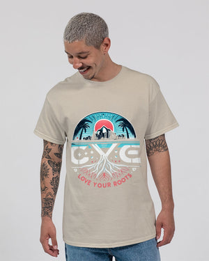 Love your roots logo Unisex Ultra Cotton T-Shirt | Gildan