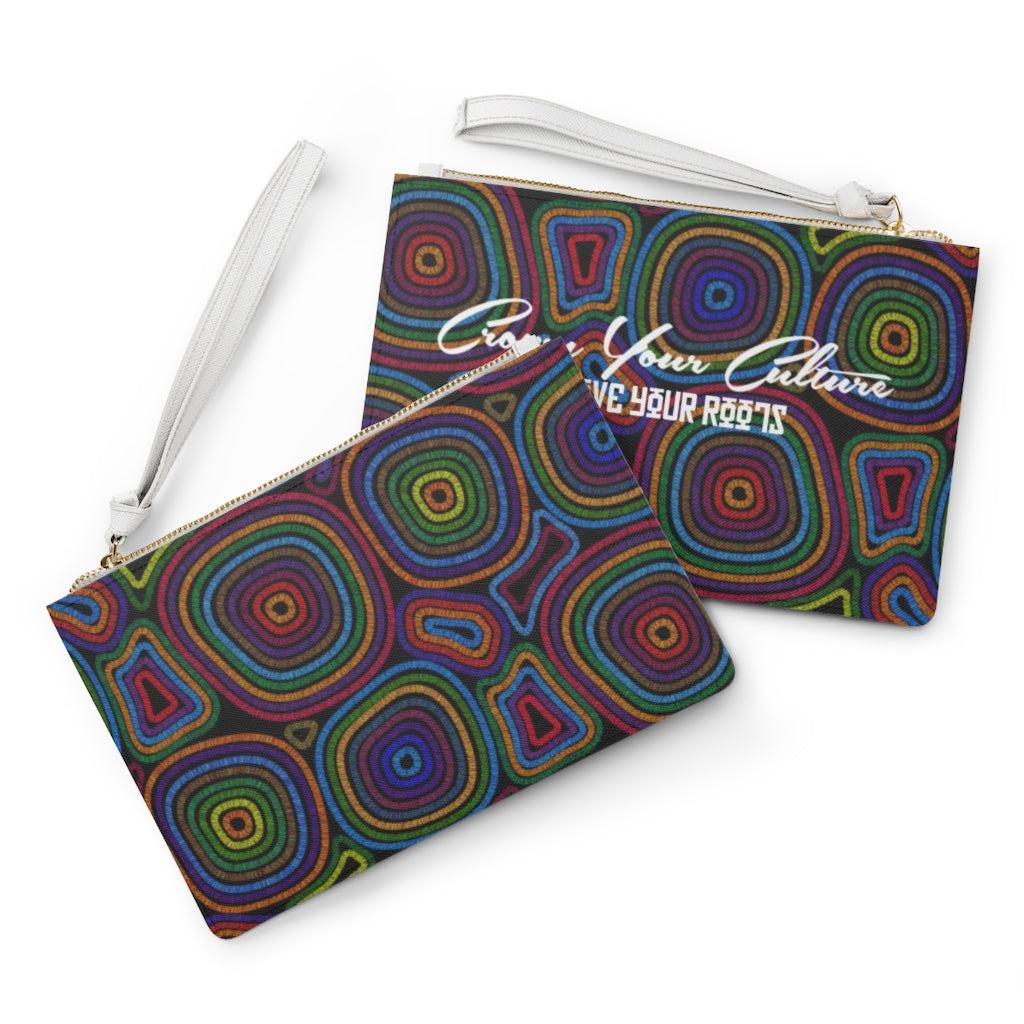 Abstract C.Y.C Clutch Bag