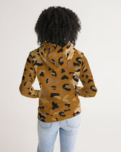 Load image into Gallery viewer, Brown cheetah Women&#39;s Hoodie