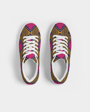 CROWN YOUR CULTURE Women's Faux-Leather Sneaker