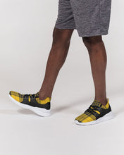 Load image into Gallery viewer, Yellow Plaid Men&#39;s Two-Tone Sneaker