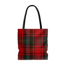 Load image into Gallery viewer, Red Plaid AOP Tote Bag