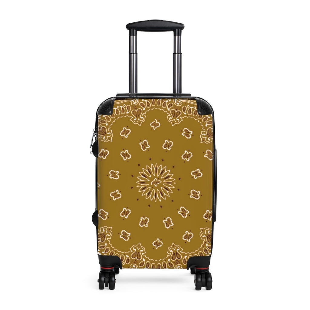 Tan Paisley C.Y.C Cabin Suitcase
