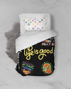 Collage Twin Duvet Cover Set