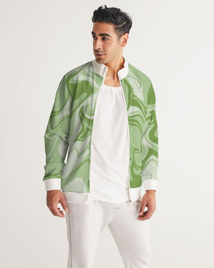 Wavy Green CYC Men's All-Over Print Track Jacket