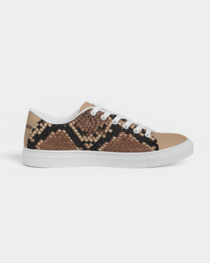 CROWN YOUR CULTURE Women's Faux-Leather Sneaker