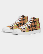 Load image into Gallery viewer, FALL Houndstooth Women&#39;s Hightop Canvas Shoe