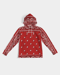 Red paisely Men's Hoodie